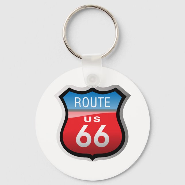 Porte-clés Route 66 (Recto)