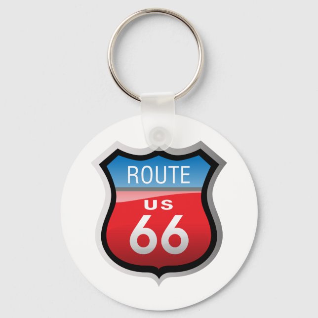 Porte-clés Route 66 (Recto)
