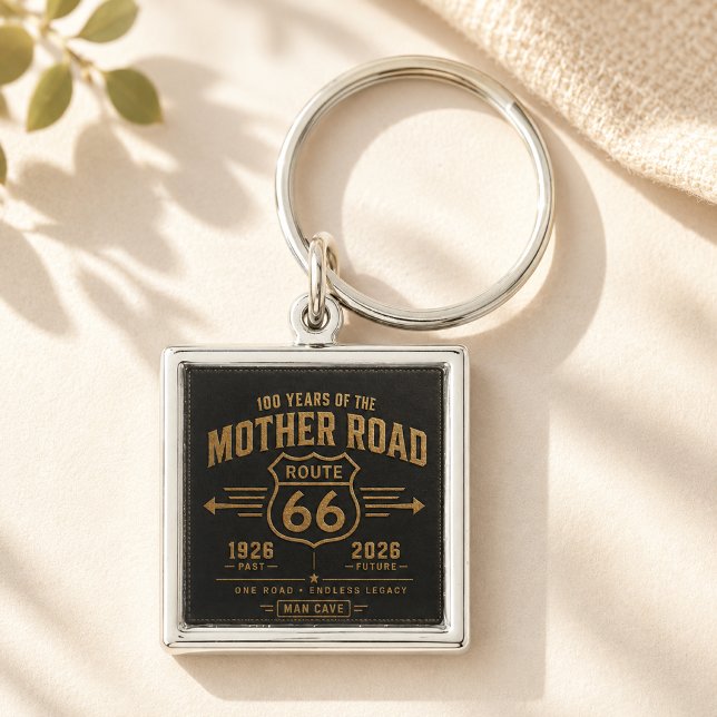 Porte-clés Route 66 Centenaire Black Gold Legacy (Créateur téléchargé)