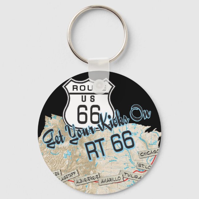 Porte-clés route 66 gifts (Recto)