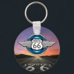 Porte-clés Route 66 Keychain - SRF<br><div class="desc">Have fun with this,  and thank you,  Sharon Rhea Ford,  NBCT-Art (www.zazzle.com/sharonrhea*) Please come to Zazzle via my link. It helps !</div>