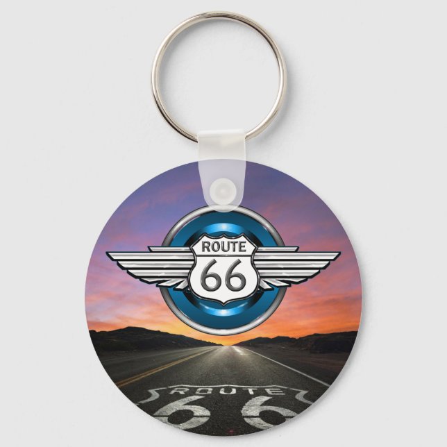 Porte-clés Route 66 Keychain - SRF (Recto)