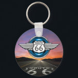 Porte-clés Route 66 Keychain - SRF<br><div class="desc">Have fun with this,  and thank you,  Sharon Rhea Ford,  NBCT-Art (www.zazzle.com/sharonrhea*) Please come to Zazzle via my link. It helps !</div>