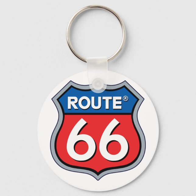 Porte-clés Route 66 Logo (Recto)