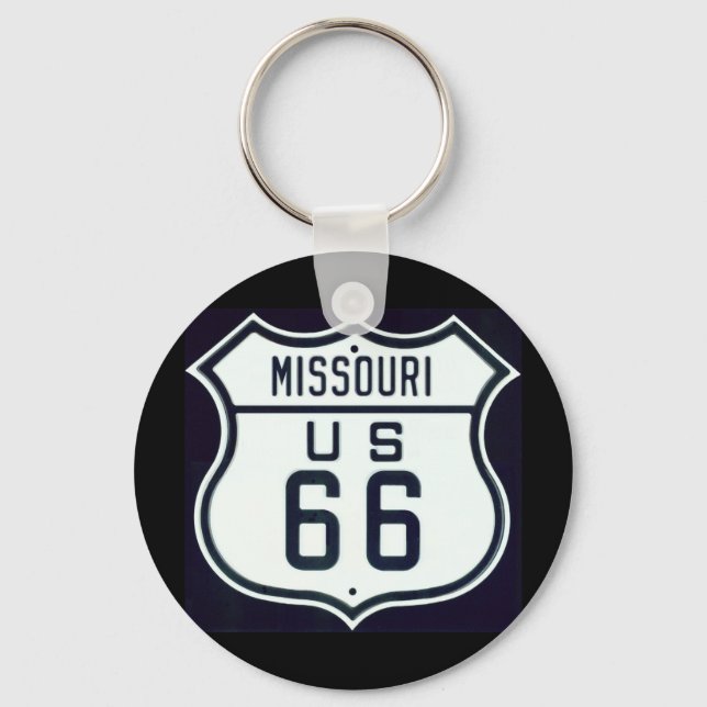 Porte-clés Route 66 Missouri (Recto)