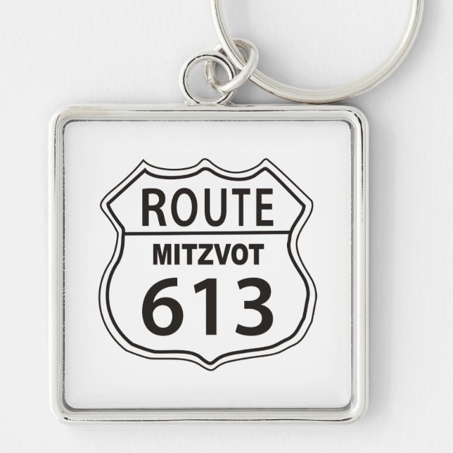 Porte-clés Route Mitzvot 613 (Devant)