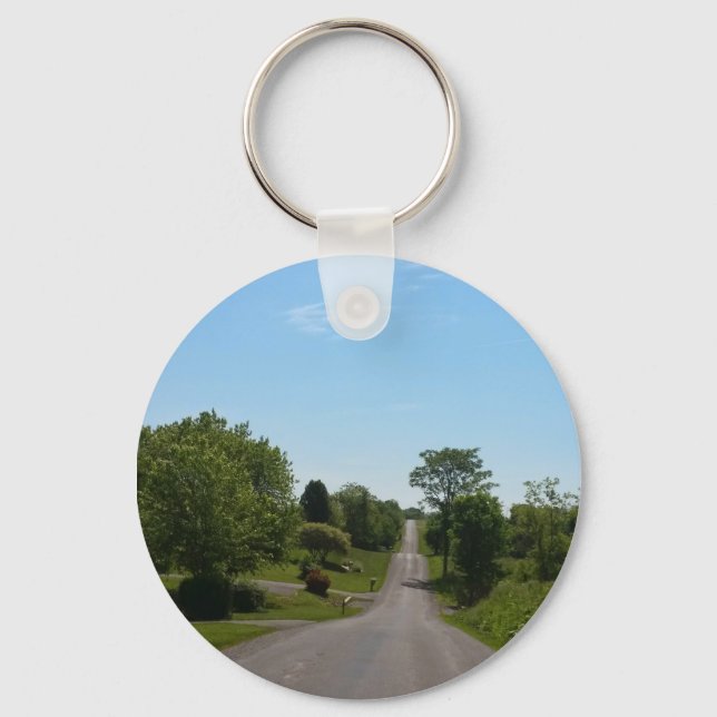 Porte-clés Route pour courir (Recto)