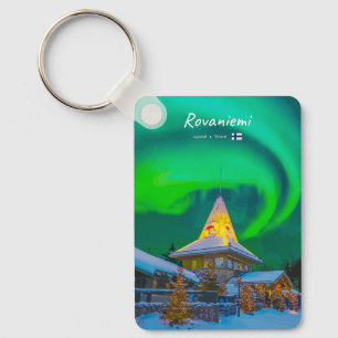 Porte-clés Rovaniemi, Finland - Magic Aurora Classic