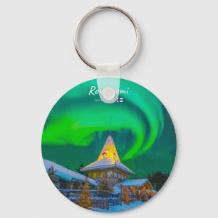 Porte-clés Rovaniemi, Finlande - Aurore magique 