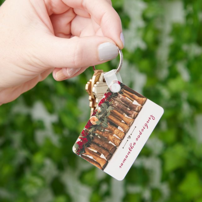 Porte-clés Row of Boots with Flowers (main)