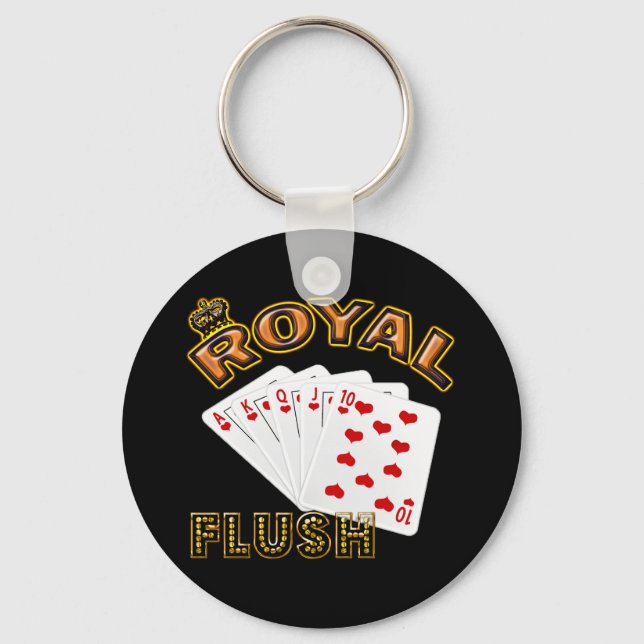 PORTE-CLÉS ROYAL FLUSH (Recto)