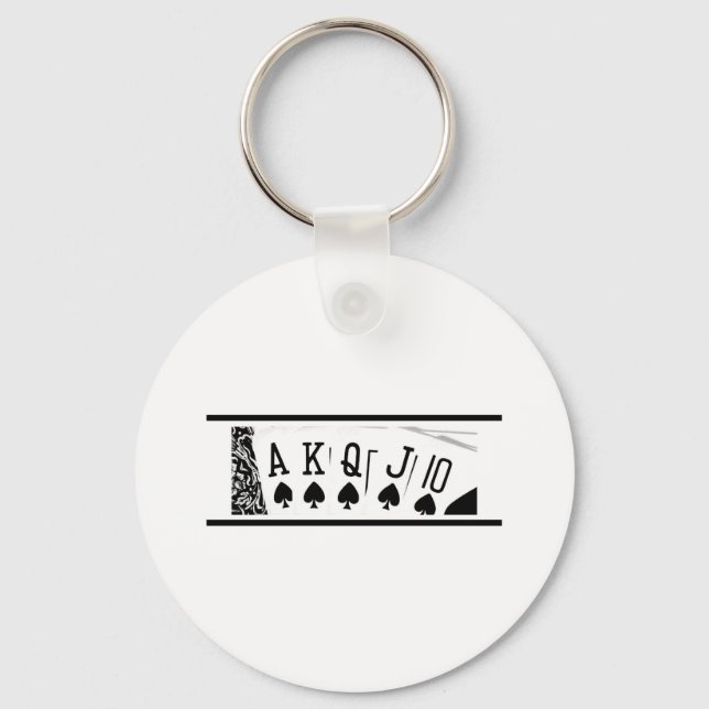Porte-clés Royal Flush (Recto)
