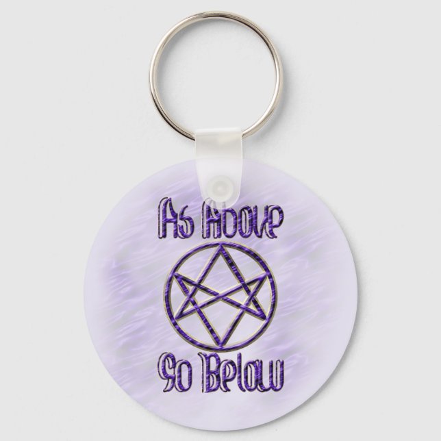 Porte-clés Royal Purple Unicursal (Recto)