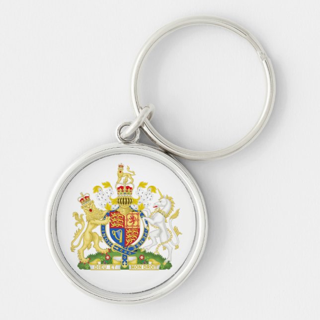 Porte-clés Royaume-Uni Porte - clé d'armoiries (Devant)