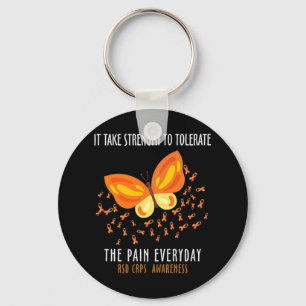 Porte-clés Rsd Crps Mois de sensibilisation Costume Papillon