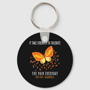 Porte-clés Rsd Crps Mois de sensibilisation Costume Papillon