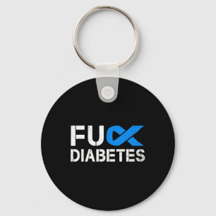 Porte-clés Ruban de sensibilisation au diabète de type 1 Un d