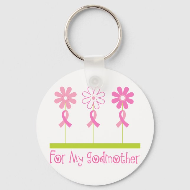 Porte-clés Ruban rose pour ma mère (Recto)