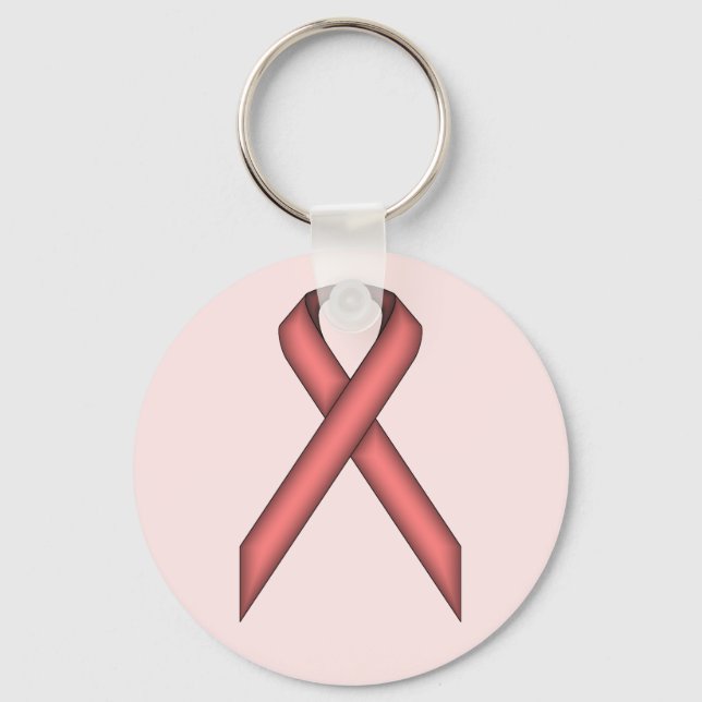 Porte-clés Ruban rose standard par Kenneth Yoncich (Recto)