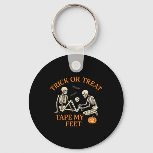 Porte-clés Ruban Trick Or Treat Pieds Entraîneur Athlétique