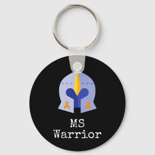Porte-clés Rubans Warrior W Knight Et Orange Pour Mme Laurene