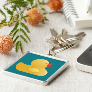 Porte-clés Rubberduck jaune