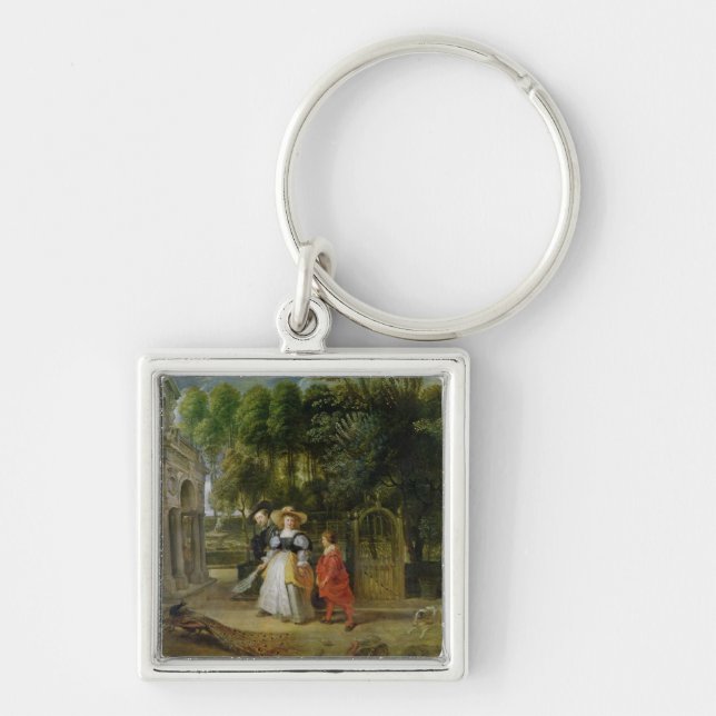Porte-clés Rubens et Helene Fourment dans le jardin (Devant)