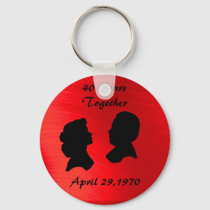 PORTE-CLÉS RUBIS ANNIVERSARY-KEYCHAIN