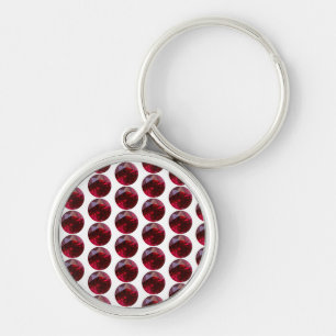 Porte-clés Ruby Gemstone Porte - clé