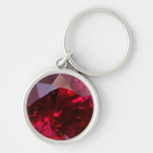Porte-clés Ruby Gemstone Porte - clé