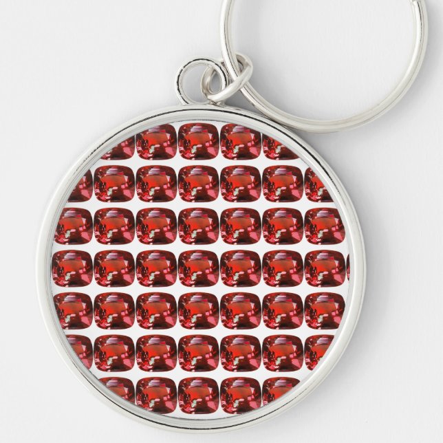 Porte-clés Ruby Gemstone Red (Devant)