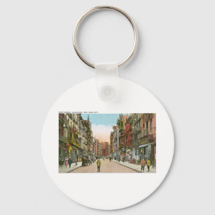 Porte-clés Rue de Mott, CHINATOWN, New York City (cru)