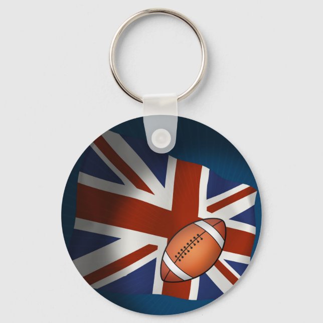 Porte-clés Rugby britannique (Recto)