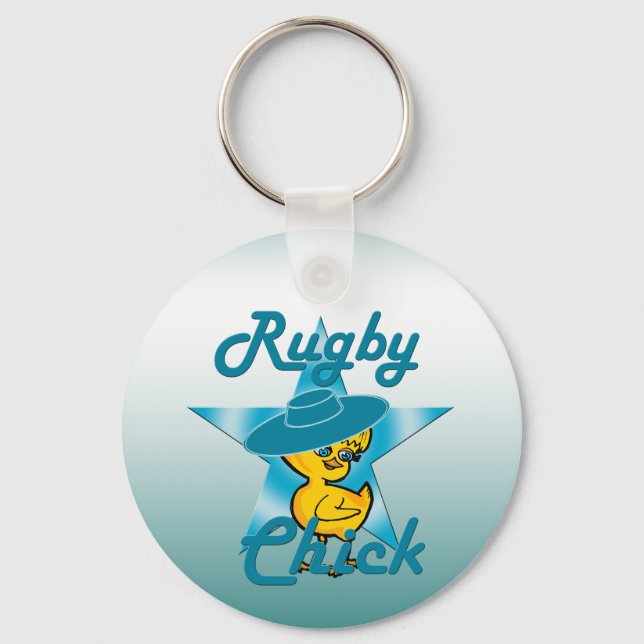 Porte-clés Rugby Chick #7 (Recto)