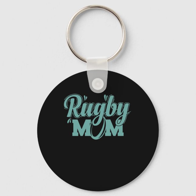 Porte-clés Rugby Mom Football Sport Spieler Fans (Recto)