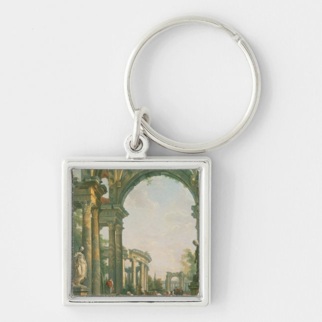 Porte-clés Ruines classiques, XVIIIème siècle (Devant)