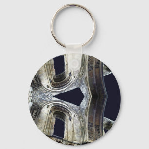 Porte-clés Ruines d'abbaye de Glastonbury :