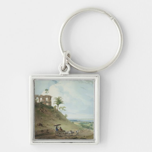 Porte-clés Ruines sur Pir Pihar, près de Monghy, le Bihar, (Devant)