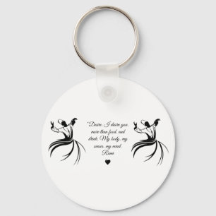 Porte-clés Rumi Valentine Vous aimez la poésie