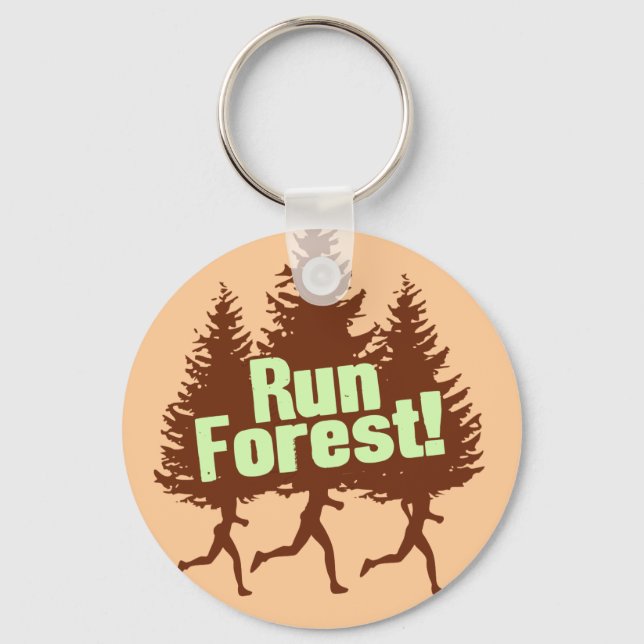 Porte-clés Run Forest (Recto)