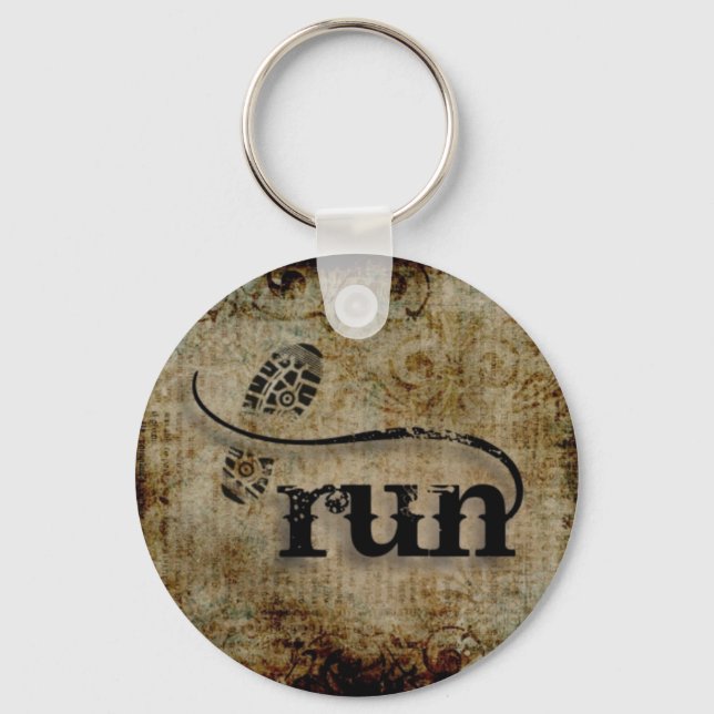 Porte-clés Run/Runner par Vetro Jewelry (Recto)