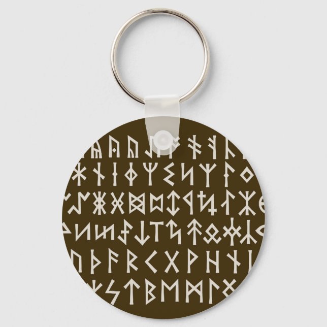 Porte-clés Runes Futhark anciens (Recto)