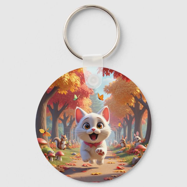 Porte-clés Running Wild: The Forest Cat Tote, wild spirit (Recto)