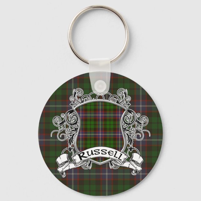 Porte-clés Russell Tartan Shield (Recto)