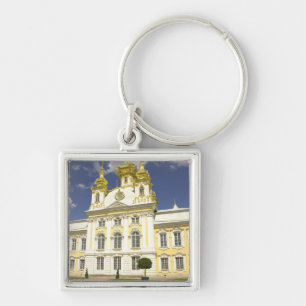Porte-clés Russie. Petrodvorets. Palais de Peterhof. Pierre l
