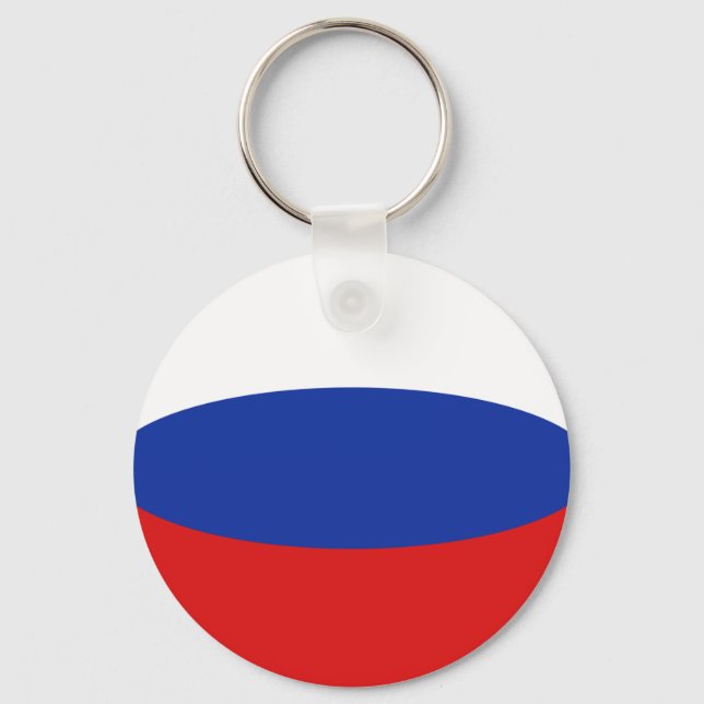 Porte-clés Russie Porte - clé du drapeau Fisheye (Recto)
