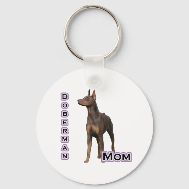 Porte-clés Rust Doberman Maman 4 - Porte - clé (Recto)