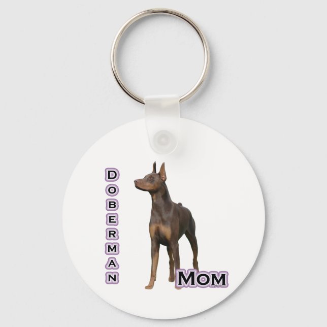 Porte-clés Rust Doberman Maman 4 - Porte - clé (Recto)