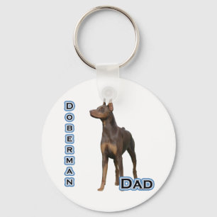 Porte-clés Rust Doberman Papa 4 - Porte - clé