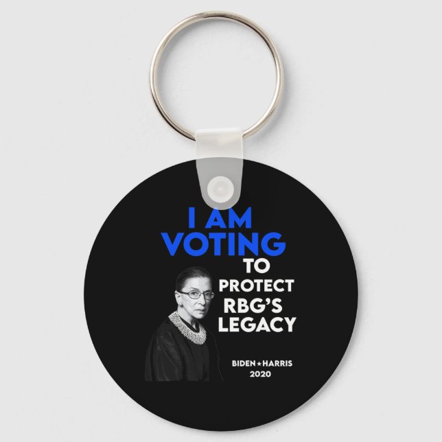 Porte-clés Ruth Bader Ginsburg&#' ; s Legacy Vote Biden 2020 (Recto)